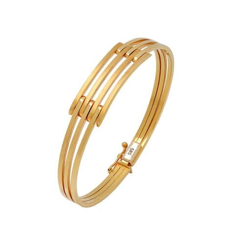 Altın Kaburga Kelepçe Bilezik