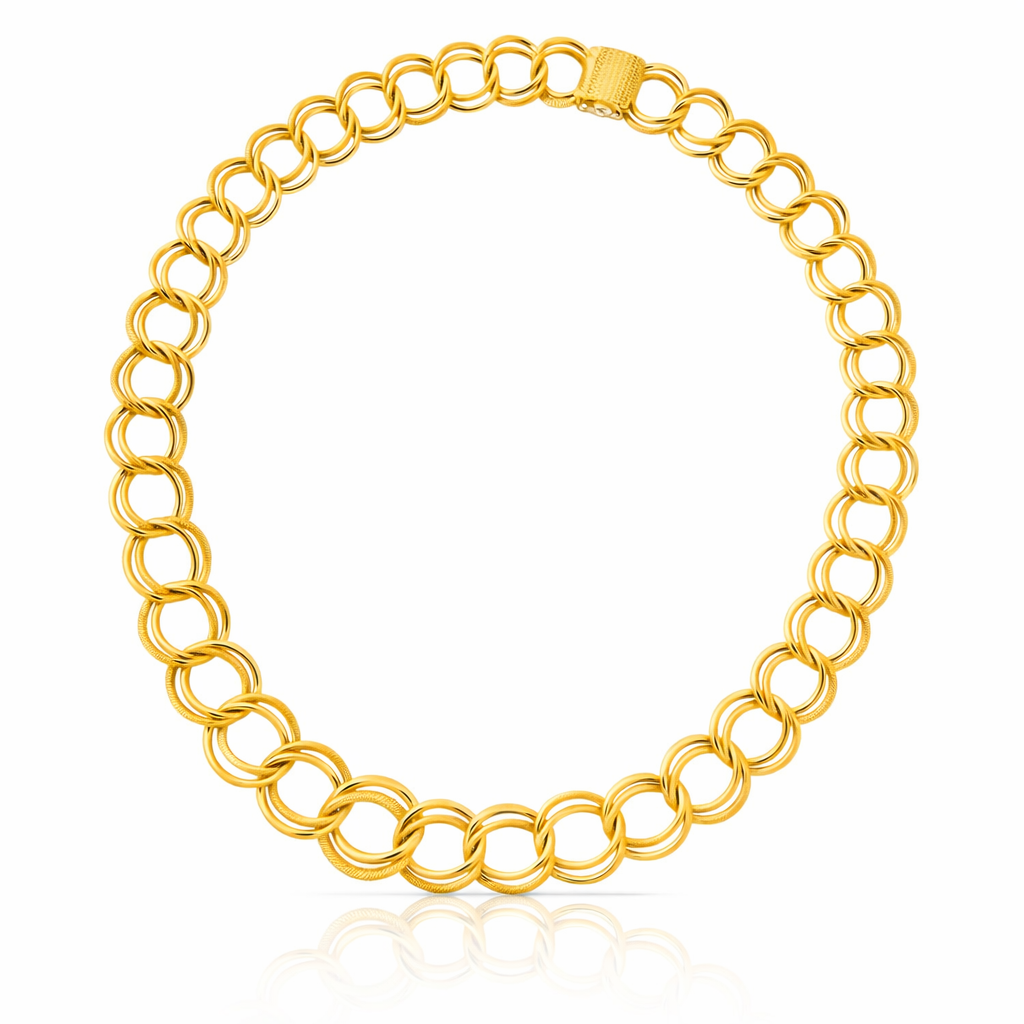 22 Ayar Samanyolu Altın Kolye