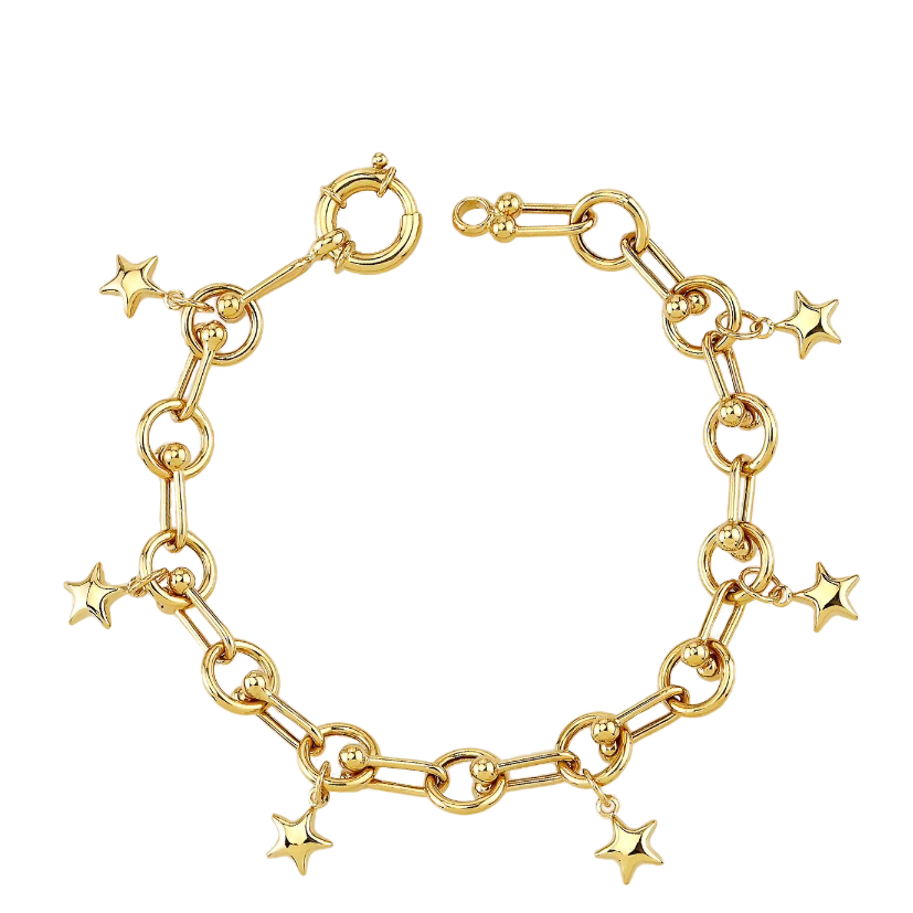 Altın Yıldızlı Bileklik