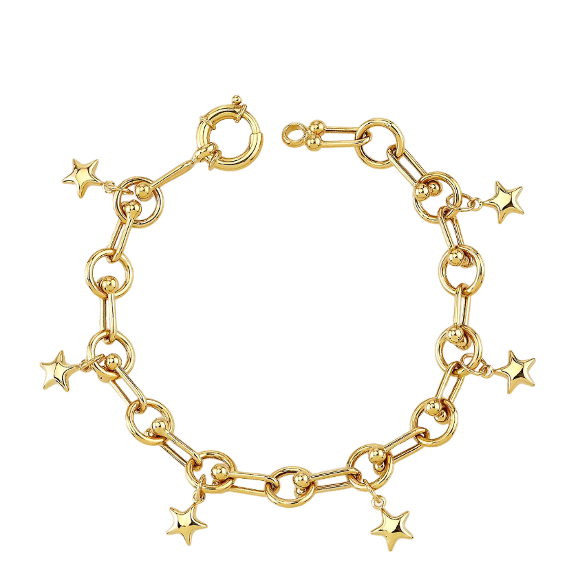 Altın Yıldızlı Bileklik