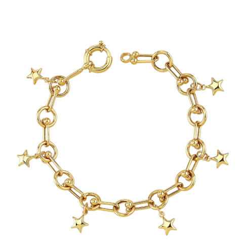 Altın Yıldızlı Bileklik