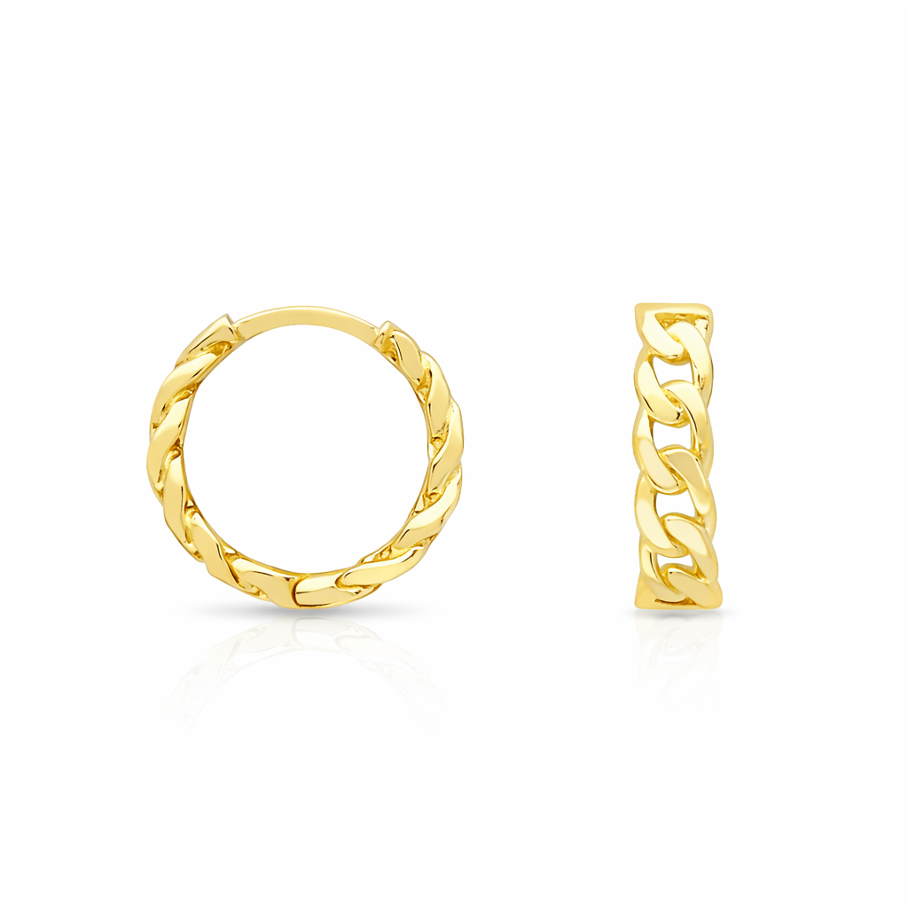 Altın Gurmet Halka Küpe