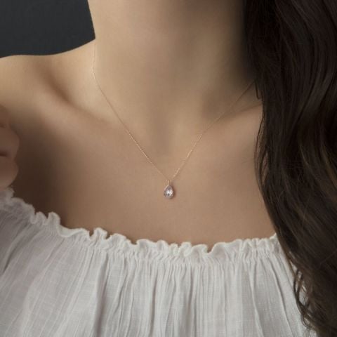 Altın Damla Kolye Okyanus