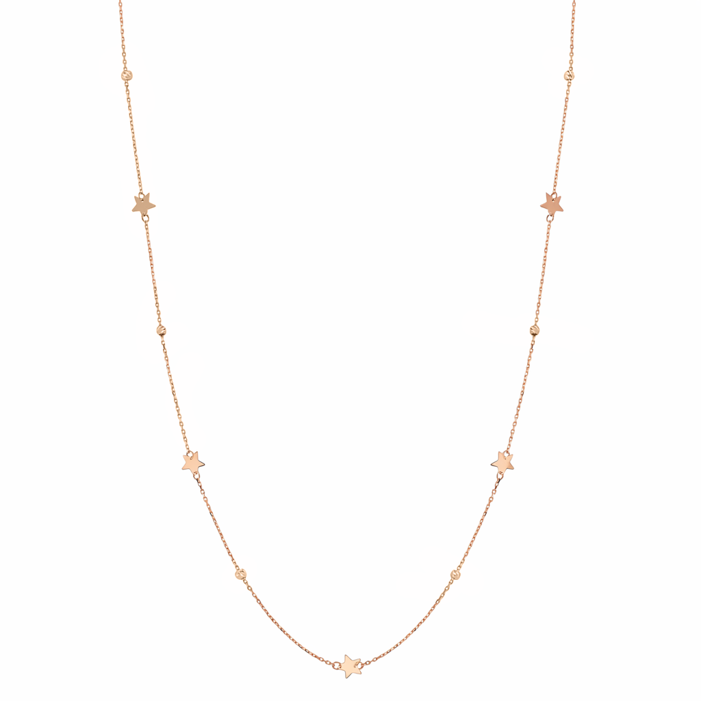 Altın Yıldızlı ve Dorikalı Kolye