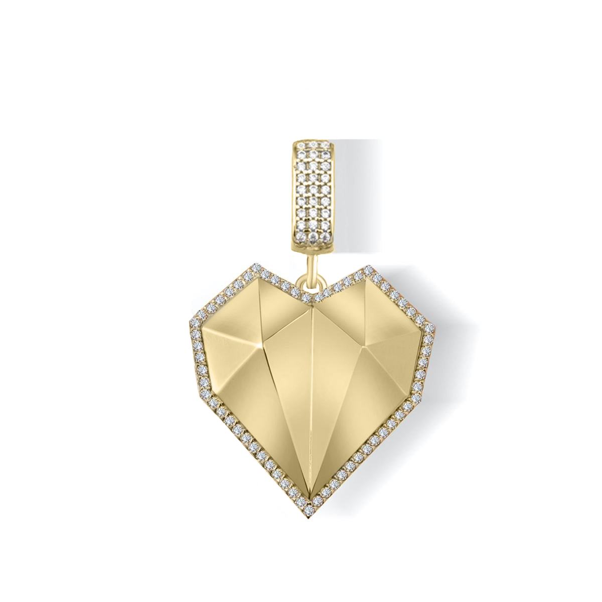 Altın Kalp Kolye Ucu