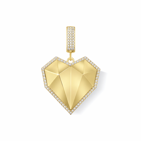 Altın Kalp Kolye Ucu