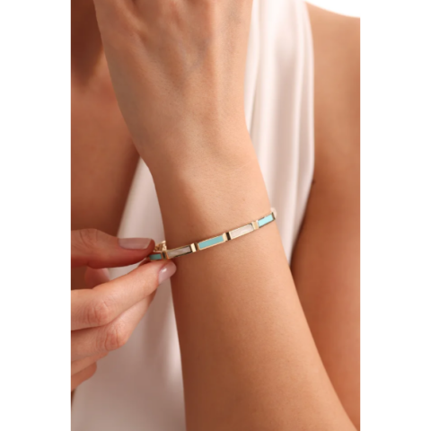 Turkuaz-Sedef Altın Kelepçe