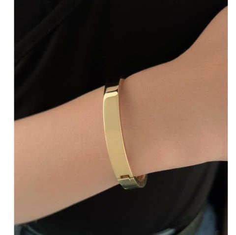 Altın Sade Kelepçe