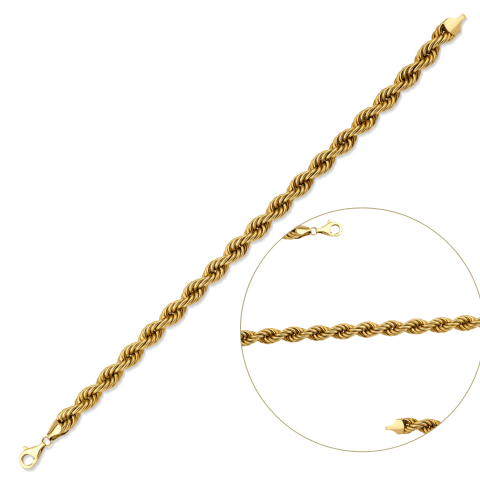 Altın Kalın Burgu Bileklik