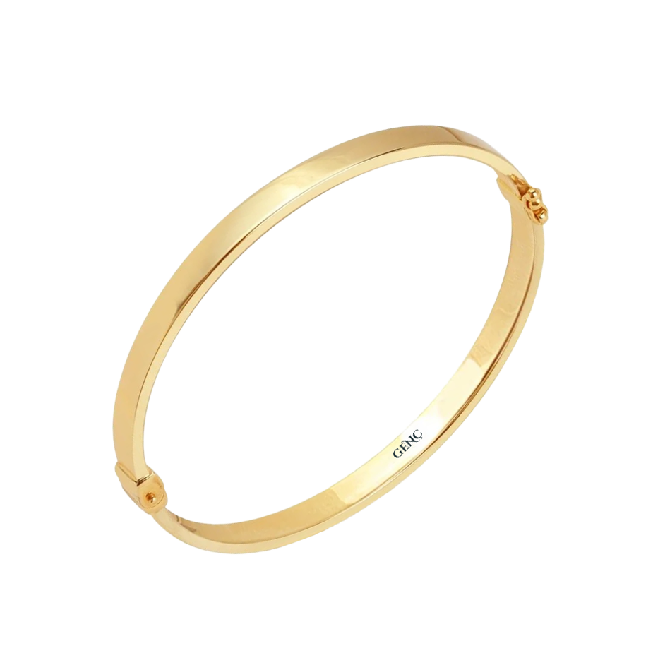 Altın Kibrit Çöpü Kelepçe Bilezik