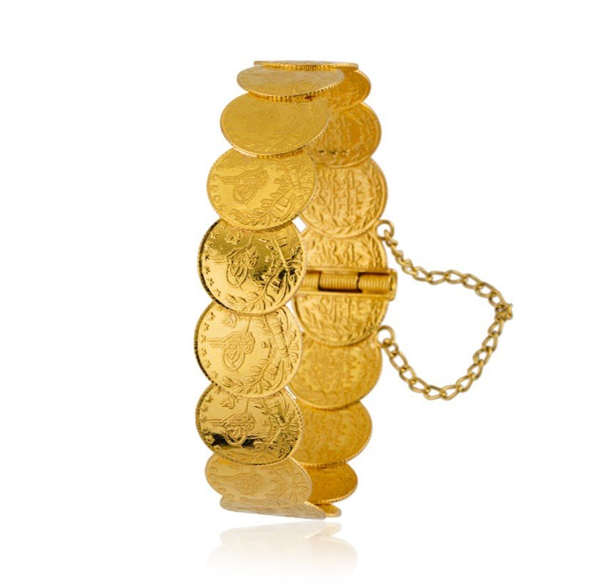 22 Ayar Reşatlı Altın Kelepçe