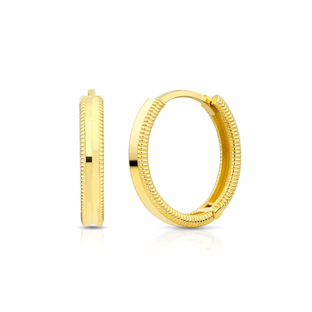 Ajda Halka Altın Küpe