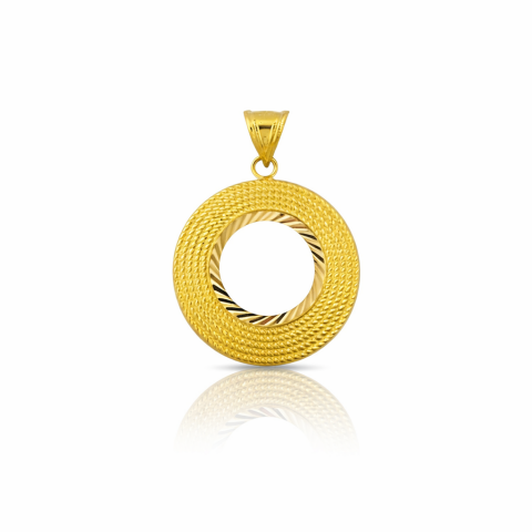 22 Ayar Çeyreklik Pres Altın Çerçeve