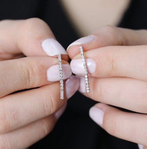 1,51 Karat Pırlantalı Zincirli Mini Set