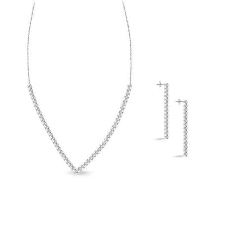 1,51 Karat Pırlantalı Zincirli Mini Set