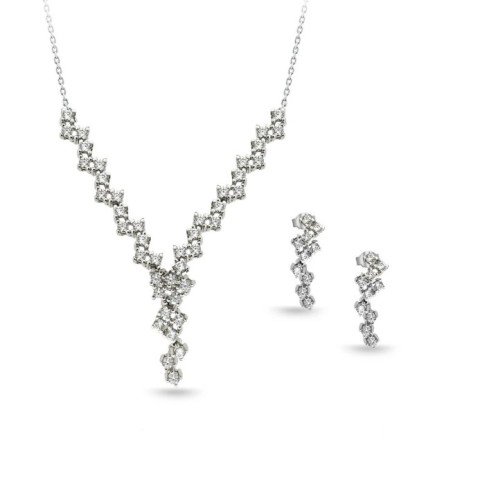 1.73 Karat Pırlantalı Zincirli Mini Set