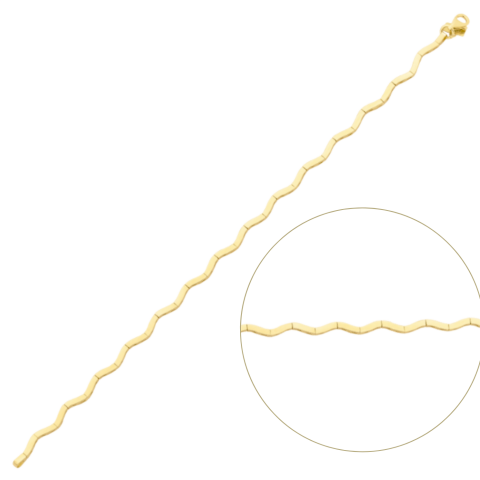 Crescent Altın Bileklik