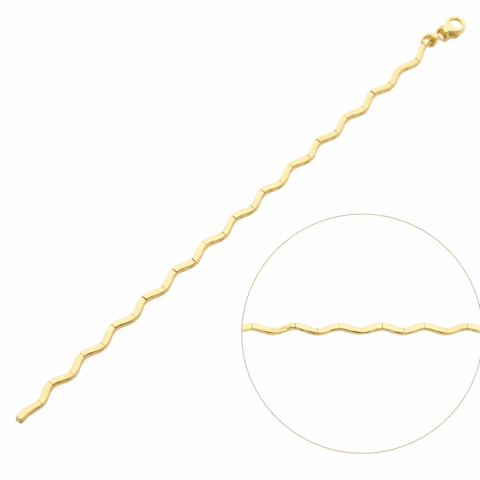 Crescent Altın Bileklik