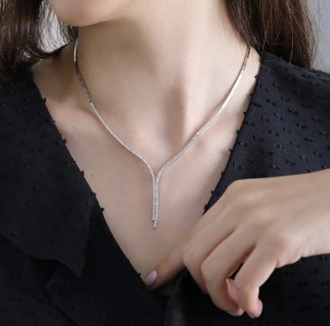 2.81 Karat Pırlantalı Suyolu Düğün Seti