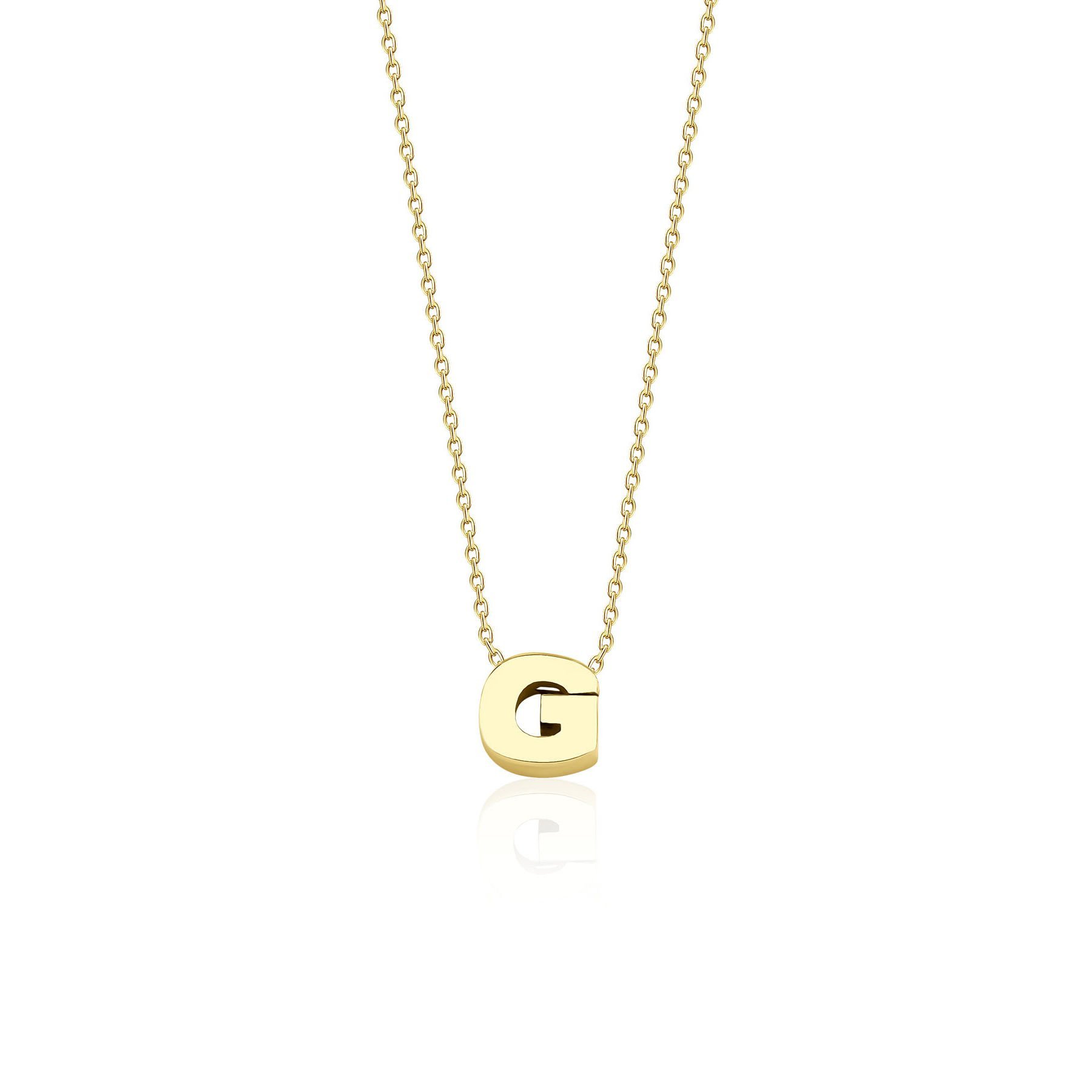 Altın Zarif Harf Kolye