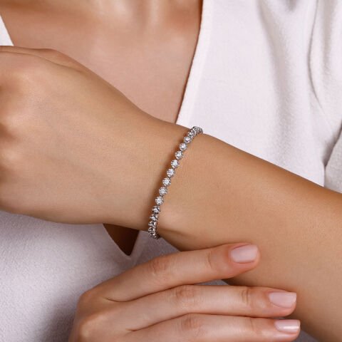 1,88 Karat Pırlanta Suyolu Bileklik