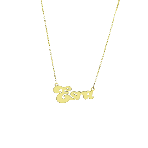 Altın İsim Kolye
