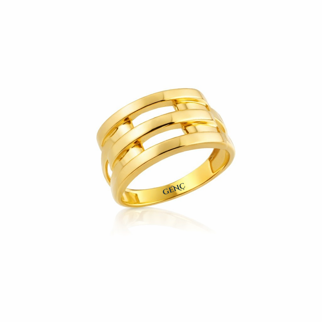 22 Ayar Kaburga Altın Yüzük