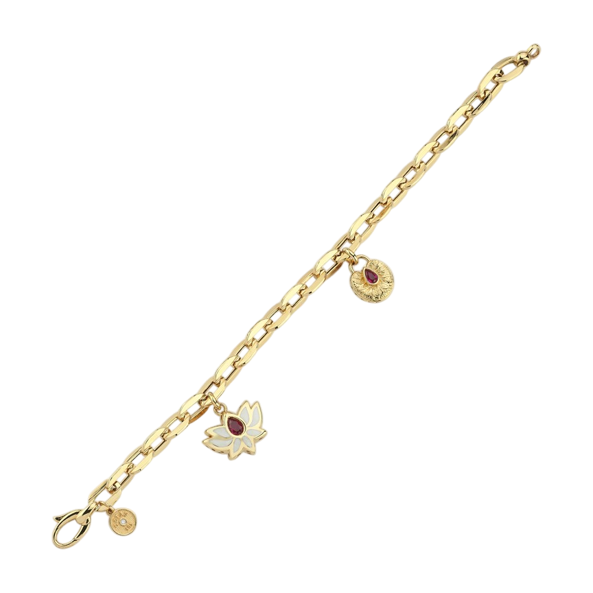 Altın Lotus Bileklik