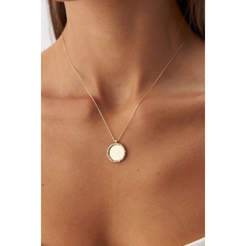 Altın Plakalı Dorika Kolye