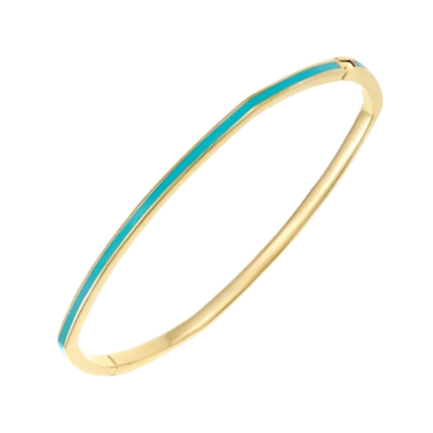 Mavi Turkuaz Mineli Bilezik