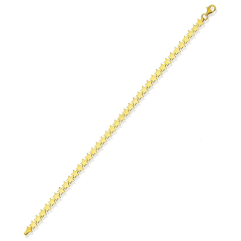 Yıldızlı Altın Bileklik