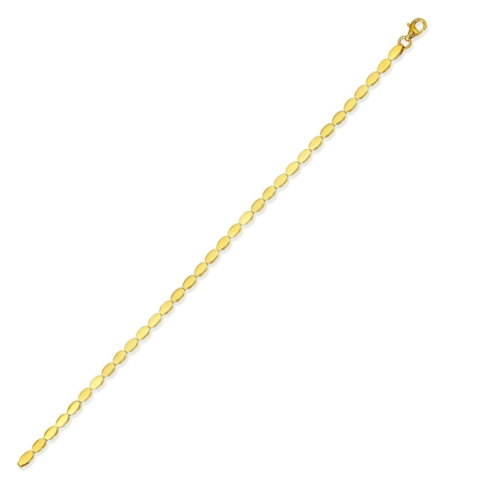 Oval Altın Bileklik