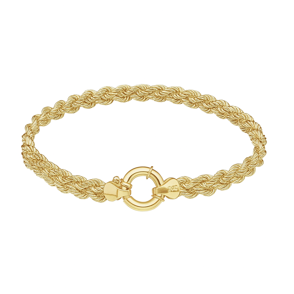 Örgü Altın Bileklik