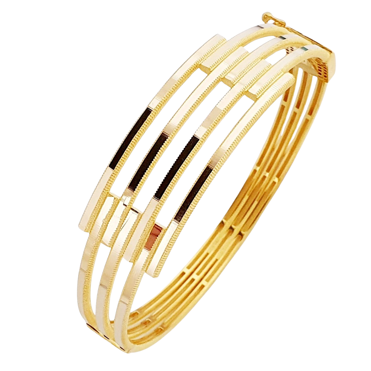 Ajda 4'lü Kaburga Altın Kelepçe Bilezik