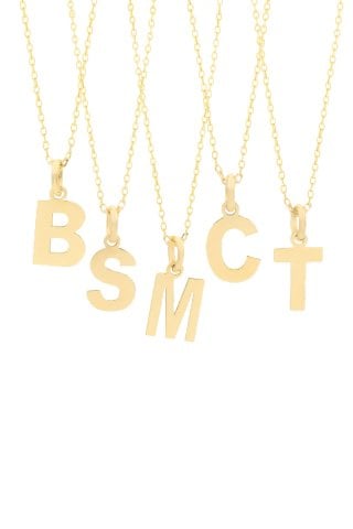 Altın Küçük Harf Kolye