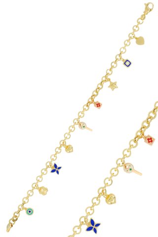 Altın Şans Figürlü Bileklik