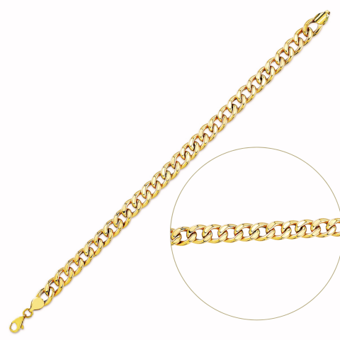 Altın Gurmet Zincir Bileklik