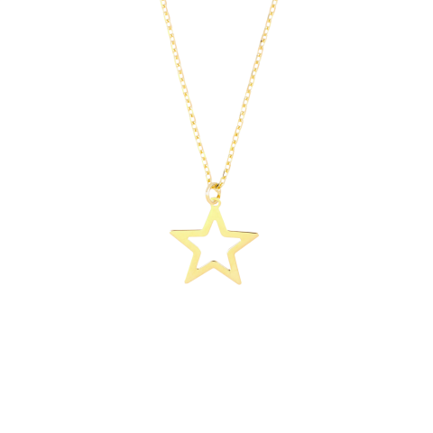 Altın Yıldız Kolye