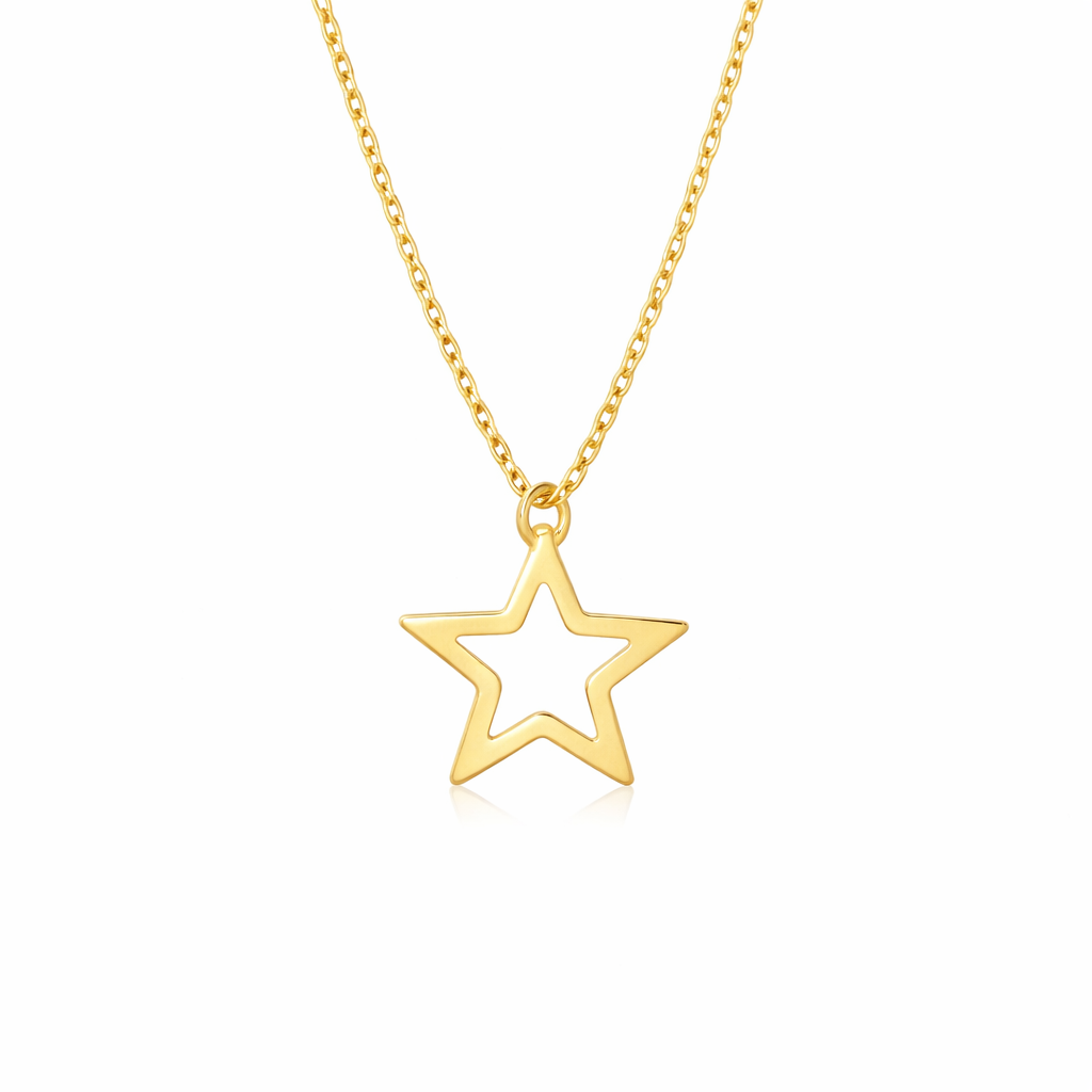 Altın Yıldız Kolye
