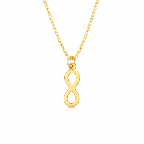 Altın Sonsuzluk Kolye