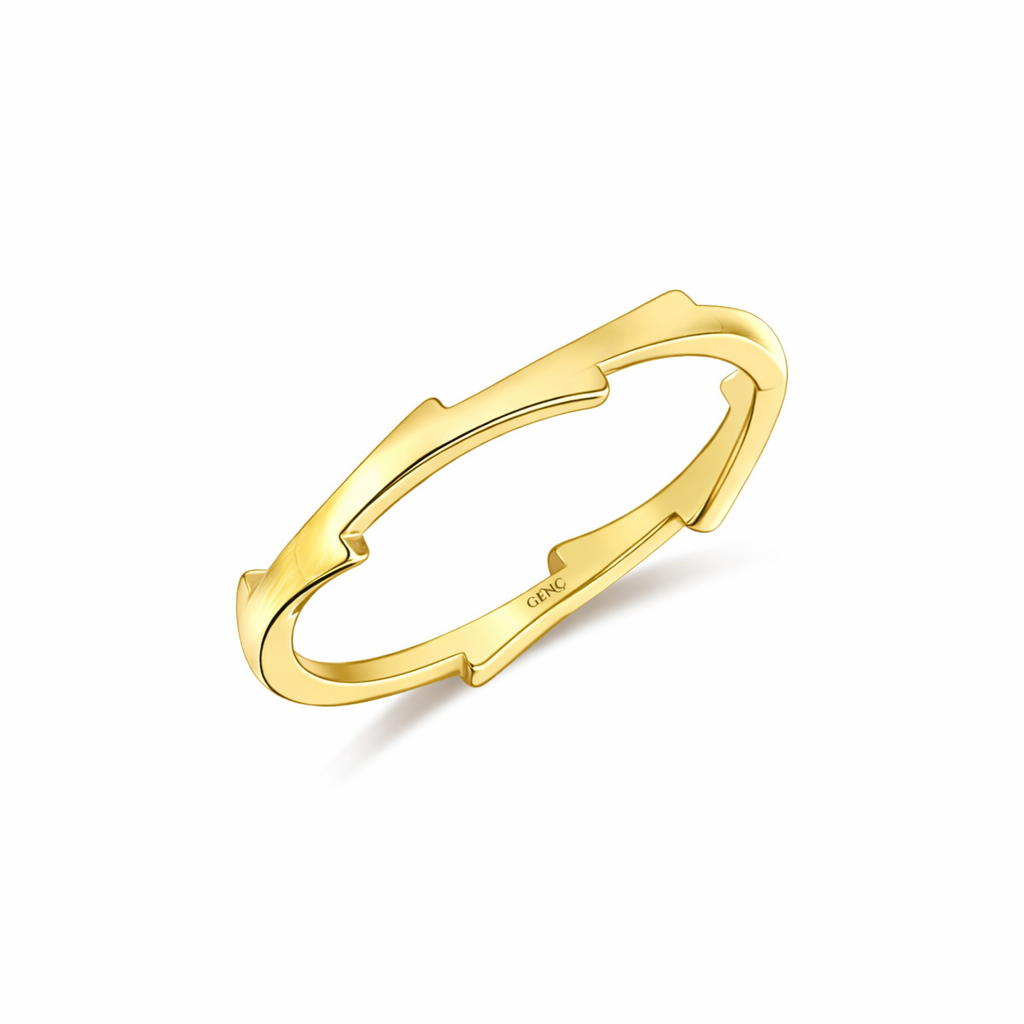 Altın Dal Spiral Yüzük