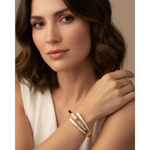 Mirora Altın Sedef Kelepçe