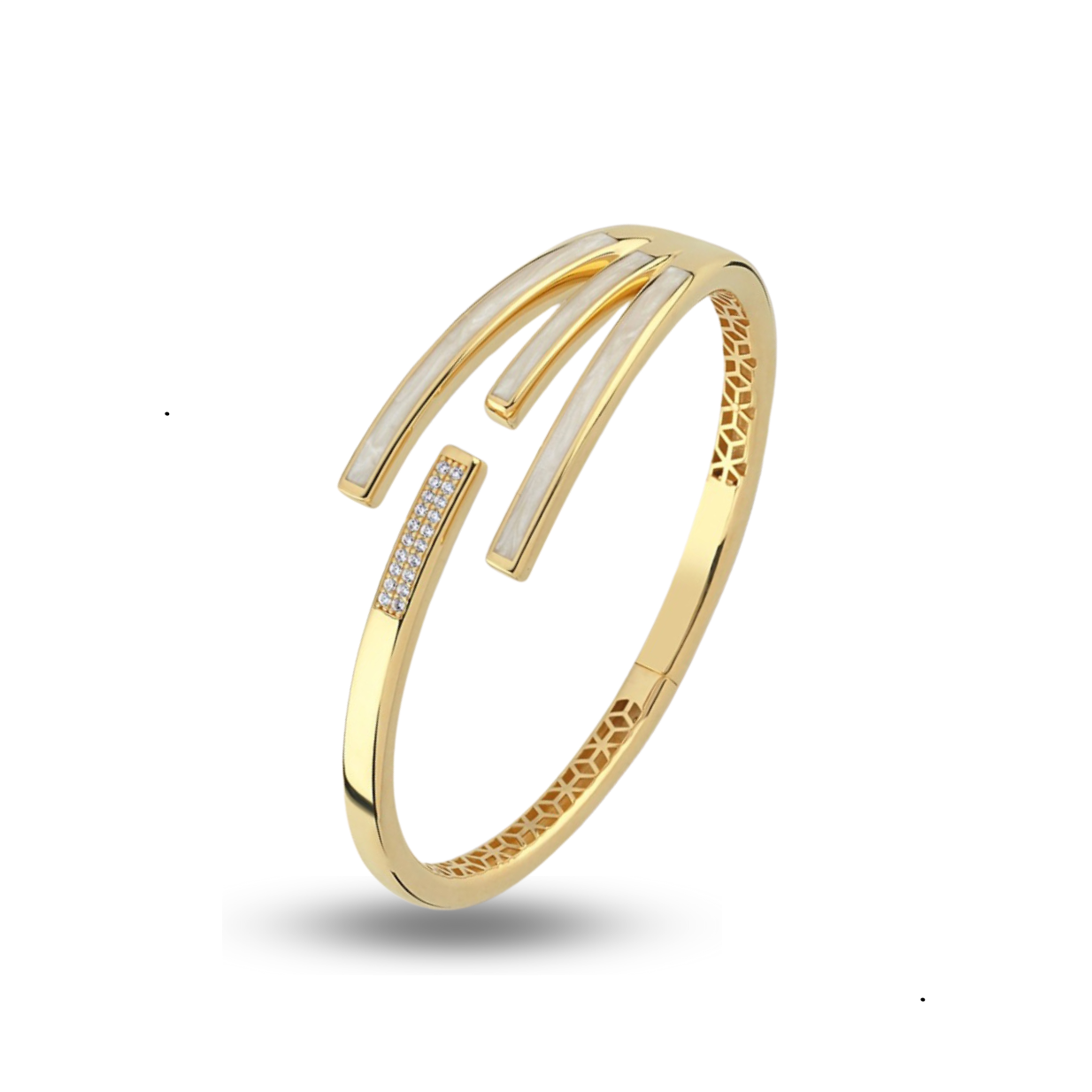 Mirora Altın Sedef Kelepçe