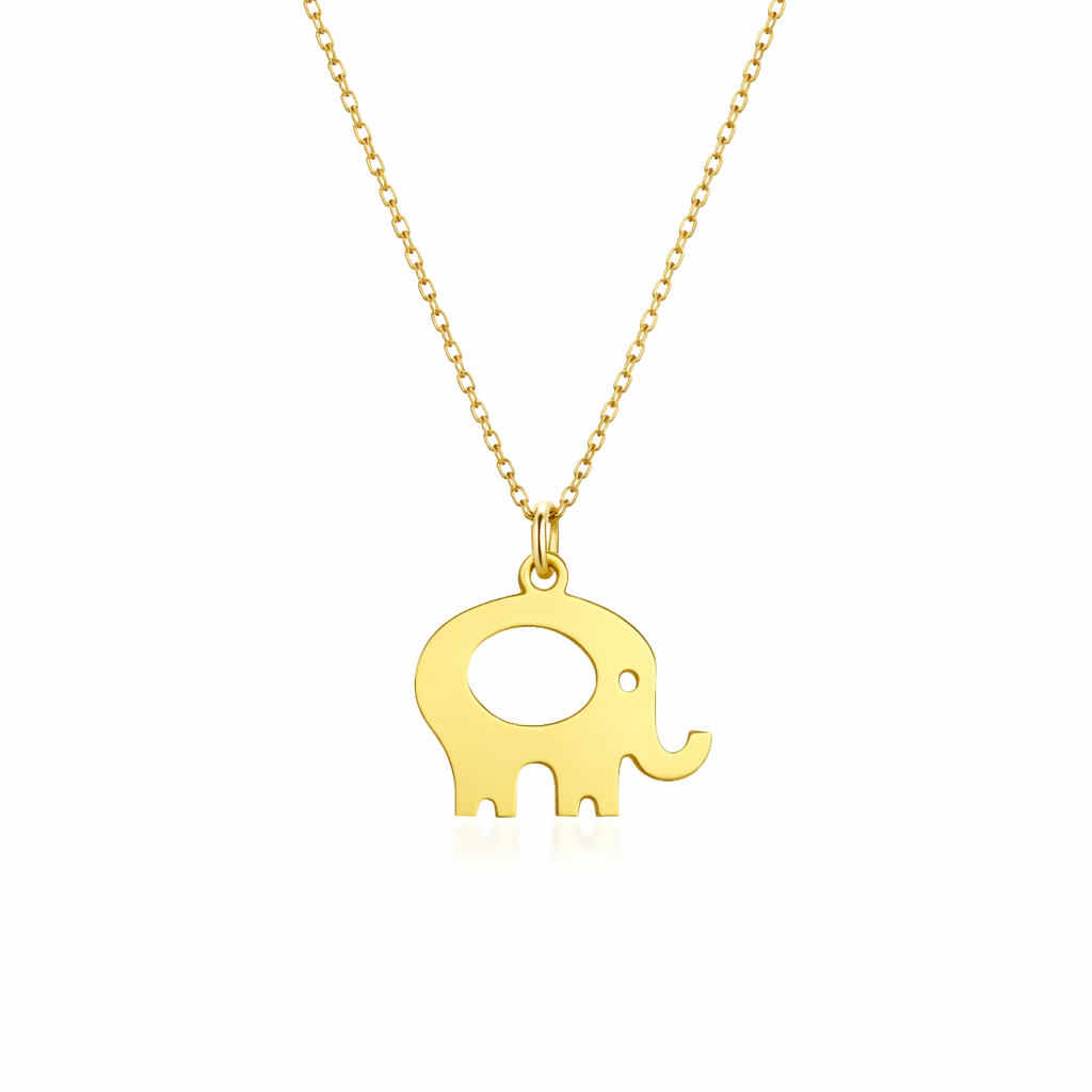 Altın Fil Kolye