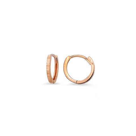 Kalemli Altın Halka Küpe