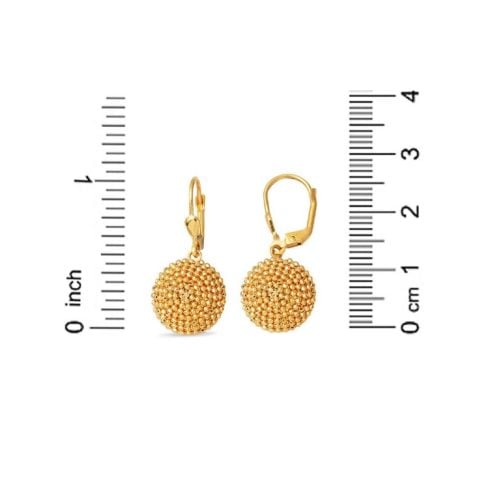 22 Ayar Sallantılı Sarkaç Altın Küpe