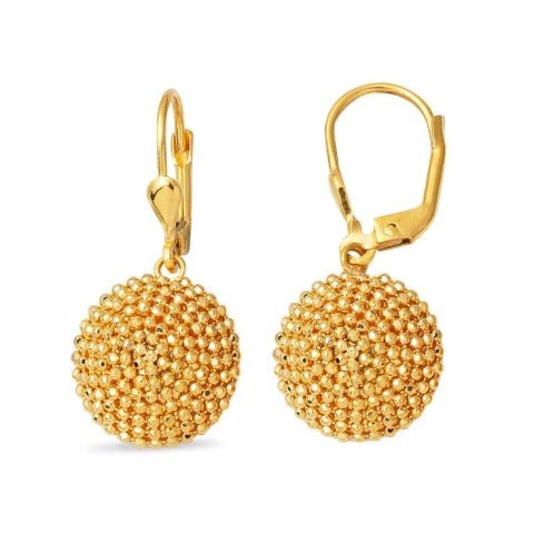 22 Ayar Sallantılı Sarkaç Altın Küpe