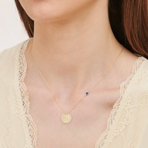 Altın Burç Yay Kolye