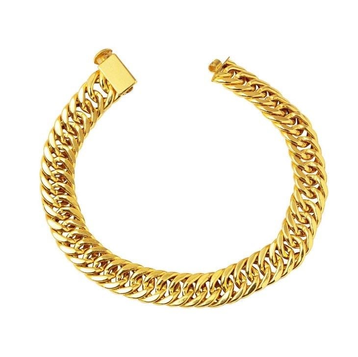 Oluklu Gurmet Altın Bileklik