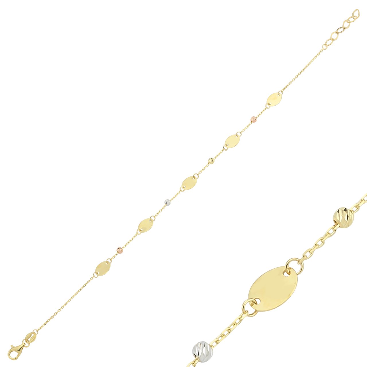 Zincirli Altın Bileklik